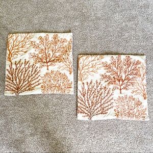 2 Pottery Barn Pillow Covers